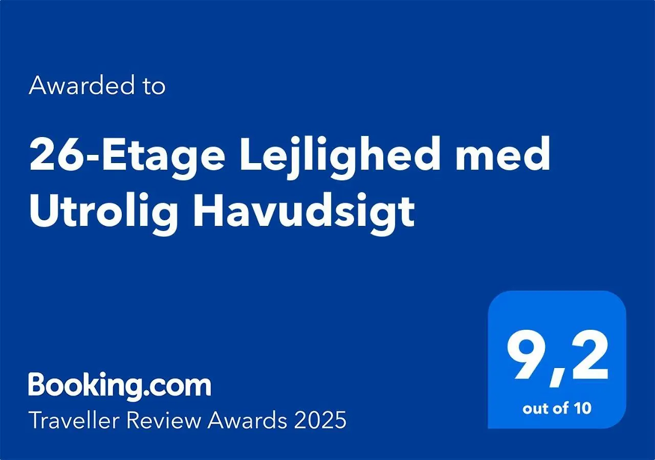 Apartment 26-Etage Lejlighed Med Utrolig Havudsigt Aarhus